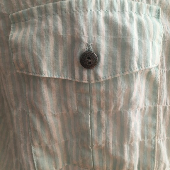 Free People Mixed Media Blouse NWT - Picture 9 of 16